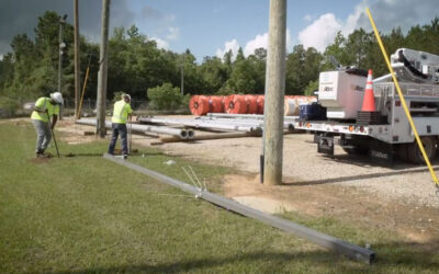 Uniti Installs Temporary Pole Innovations During Hurricane Recovery