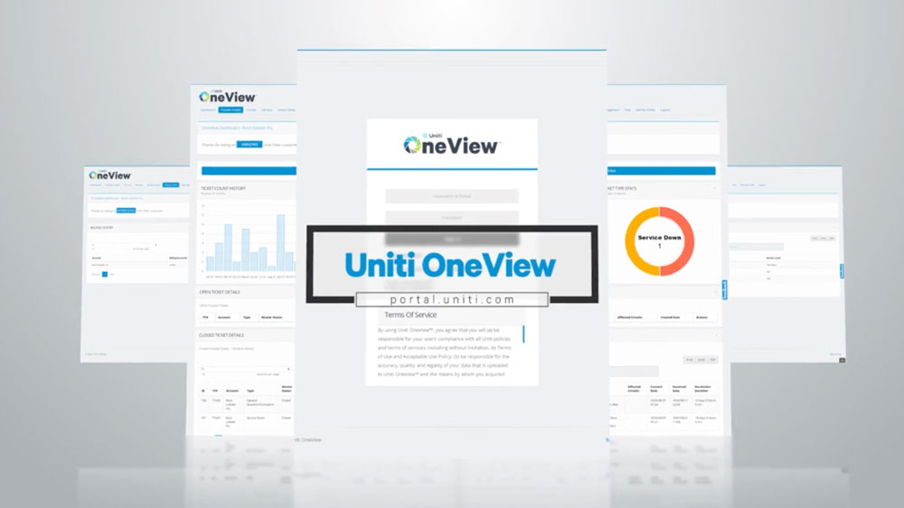 Uniti OneView™ Customer Portal